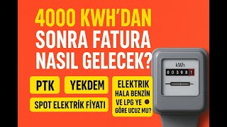 4000 Kwh Sonrasında Elektrik Faturası Ne Kadar Gelecek? Elektrik Benzi