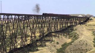 preview picture of video 'CP 2816 Lethbridge Viaduct (Summer), Lethbridge, Alberta'