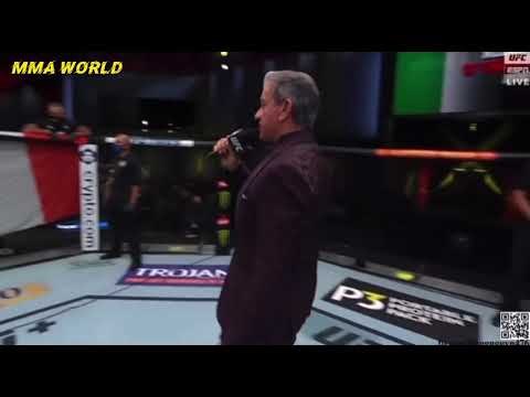 UFC last fight night | Vegas 35 | Abdul Razak Alhassan CRAZY TKO 😱😱