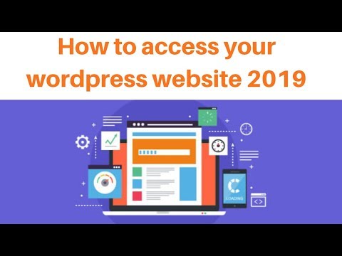 How to access your wordpress website 2019