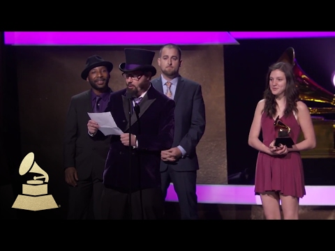 Secret Agent 23 Skidoo Wins Best Children's Album | Acceptance Speech | 59th GRAMMYs
