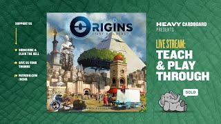 Origins: First Builders --- solo Play-through by Heavy Cardboard