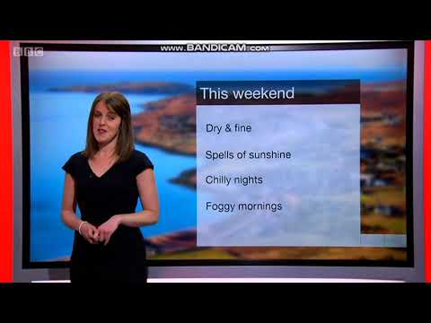 Alex Osbourne BBC South west news lunchtime weather 10/19/2018 - 60 FPS