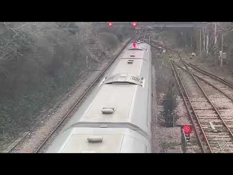 SWR class 444 s passing Poole sidings
