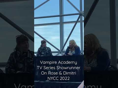 Rose, Dimitri & Consent - Vampire Academy Showrunner Julie Plec @ NYCC 2022 #shorts30