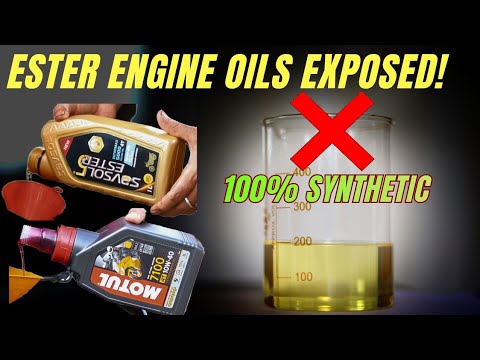 100% SYNTHETIC ENGINE OIL SECRET! ESTER MAKES WORST & BEST ENGINE OIL MOTUL 7100, 300V, SAVSOL ESTER