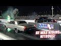 Duramax Dually CALLS OUT Our Cummins Powered Galaxie! (Our Fastest Pass Yet!)