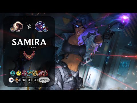 Samira ADC vs Vayne - KR Grandmaster Patch 12.23