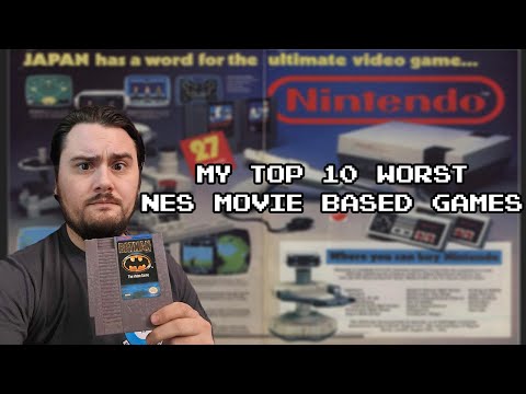 My Top 10 Worst NES Games (Based on Movies)