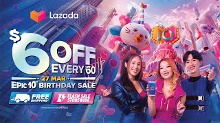 Download lagu Lazada Epic 10th Birthday Sale on 27 March mp3 Download lagu Lazada Epic 10th Birthday Sale on 27 March mp3