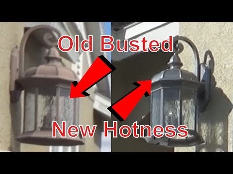 YouTube video about: How to clean oxidized outdoor light fixtures?
