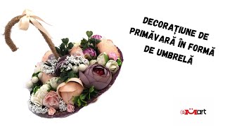 Decorațiune de Primăvară în Formă de Umbrelă – Tutorial Pas cu Pas 