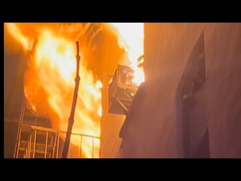 FDNY Bronx 2nd Alarm Box 3177 Fire was out the Windows of the 4th Floor Quickly Knocked Down 