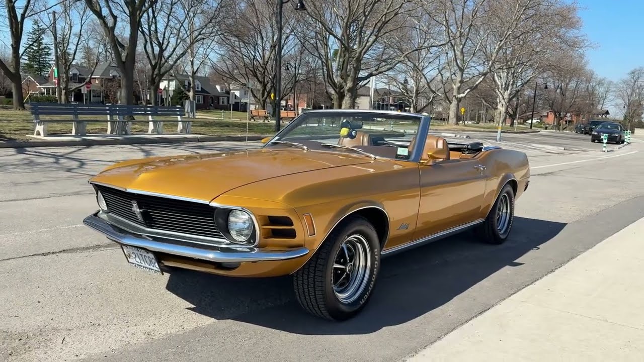 **SOLD on the CCC Buy-It-Now Lot** 1970 Ford Mustang Convertible with Original 302 V8