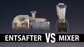 Entsafter oder Mixer? Die gesundheitlichen Vor- und Nachteile im Vergleich – Saft oder Smoothie?