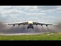 Antonov An 225 Mriya FULL POWER Takeoff At Leipzig Halle Airport