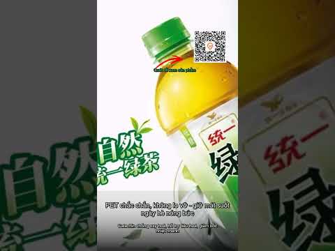 Thùng 15 chai trà xanh hiệu thống nhất, nước chè xanh nội địa trung hàng chuẩn dễ uống, thanh nhiệt