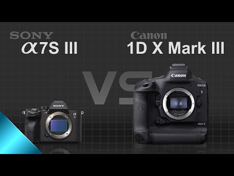 Sony alpha a7S III vs Canon EOS 1D X Mark III