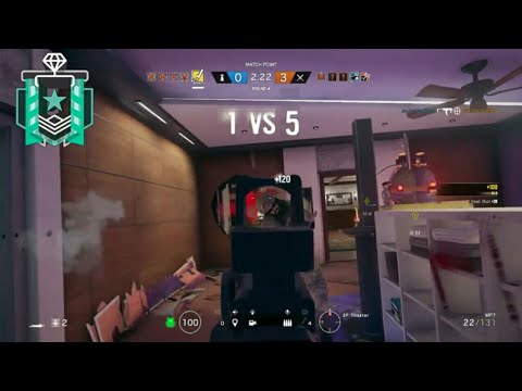 1v5 Clutch? Or Nah: Xbox Diamond - Ranked Highlights - Rainbow Six Siege Gameplay