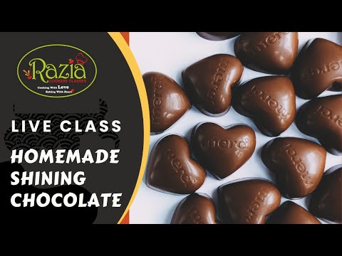 Learn How to make a Shining liquid filled Chocolate in our live class