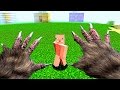REALISTIC MINECRAFT 1 WOLF Vs 3 PIGS