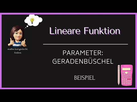 Geradenbüschel - Lineare Funktion mit Parameter