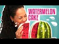 How To Make A WATERMELON out of CAKE! PINK ...