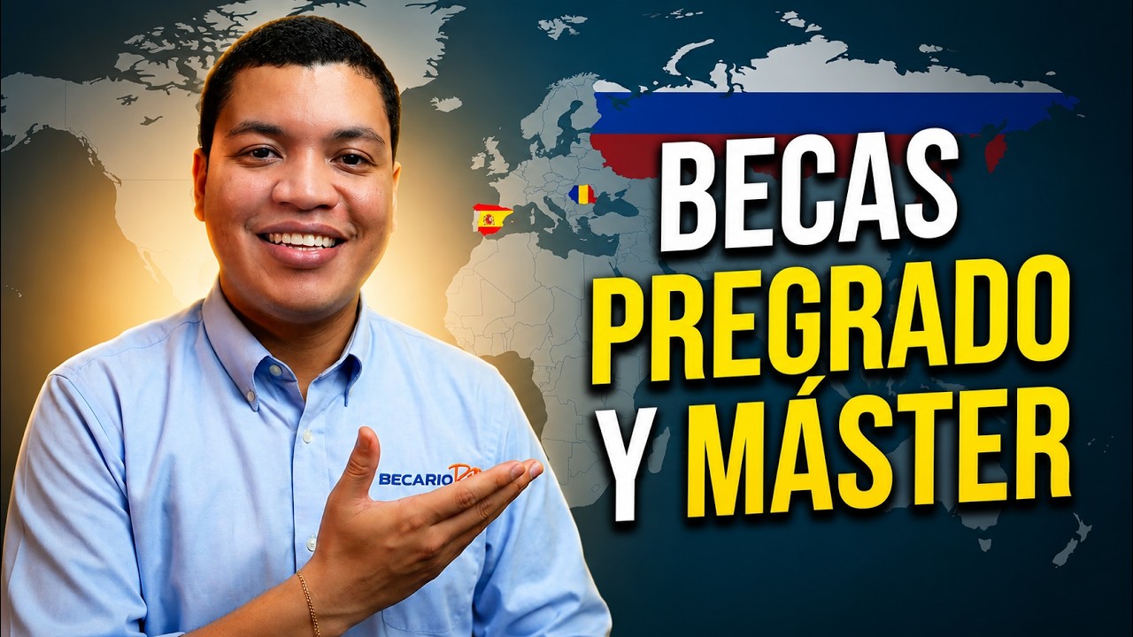 BECAS en el Extranjero SIN INGLÉS y SIN Límite de Edad 🌎 (Guía 2026)