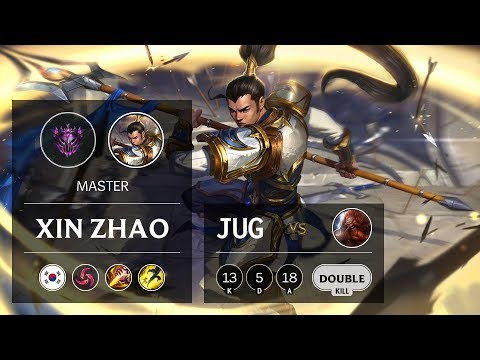 Xin Zhao Jungle vs Gragas - KR Master Patch 9.13
