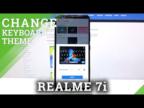 How to Create Custom Keyboard Theme on REALME 7i – Change Keyboard Theme