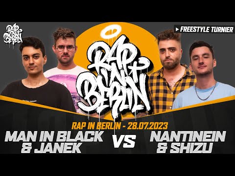 MAN IN BLACK & JANEK vs NANTINEIN & SHIZU - 2on2 Freestyle Battle - Rap in Berlin, 28.07.23