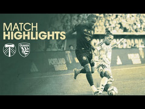 Portland Timbers 1-3 SJ San Jose Earthquakes San Jose 