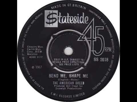 UK New Entry 1968 (24) The American Breed - Bend Me, Shape Me