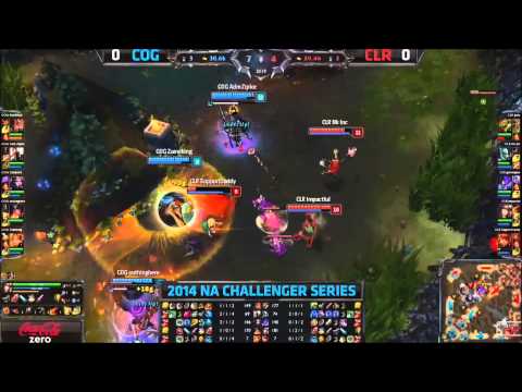 NA Challenger Spring 2014 3rd Place G1:COG vs CLR Highlights