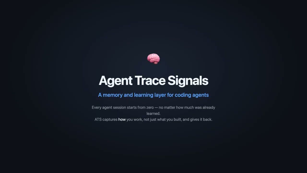 Agent Trace Signals demo video