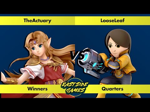 ESG Smash Ultimate Weekly #48 - TheActuary (Zelda) vs LooseLeaf (Mii Gunner) Winners Quarters