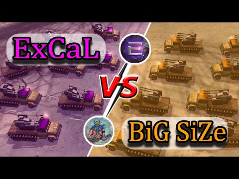 Fargo sponsoring for new strats! | ExCaL vs BiG^SiZe | 1v1 Sponsored Challenges | C&C Zero Hour