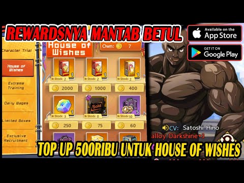 🔥🔥TOP UP 500RIBU UNTUK EVENT HOUSE OF WISHES [REWARDSNYA TERLALU TRASH]- ONE PUNCH MAN The Strongest