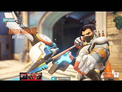 POTG! SUREFOUR SHOWING HIS INSANE HANZO GAMEPLAY OVERWATCH 2 SEASON 1