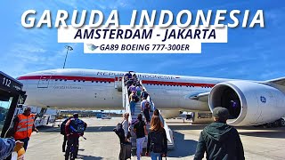 Download lagu [TRIP REPORT]✈️14 Hours! | Garuda Indonesia GA89 | Amsterdam to Jakarta | ECONOMY | BOEING 777-300ER mp3