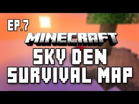 GoodTimesWithScar - Minecraft: Sky Den Survival Map  Ep. 7  (Quests-Glass Eye And We Build A Crafting Island)