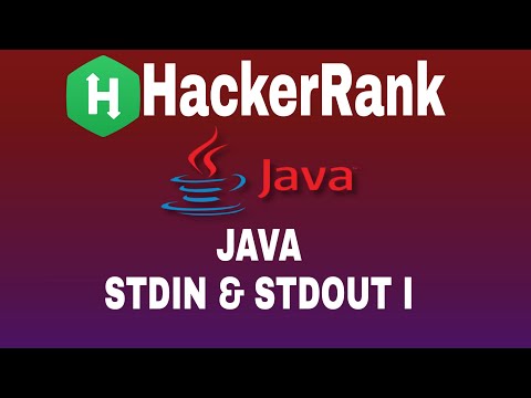 Java Stdin And Stdout Hackerrank Solution 2
