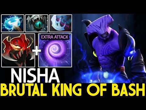 Nisha [Faceless Void] Brutal King of Bash Insane Plays 7.21 Dota 2