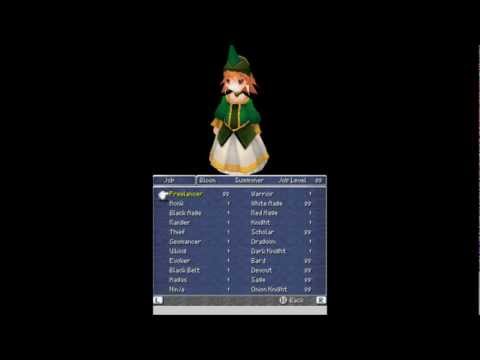 Let's Play Final Fantasy III Bonus Part 1 - Max Job Level Items Special