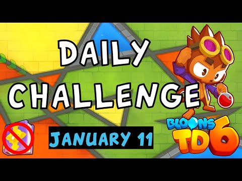 Bloons TD 6 Daily Challenge | Arting Land | No Hero No MK No Powers | January 11 2023