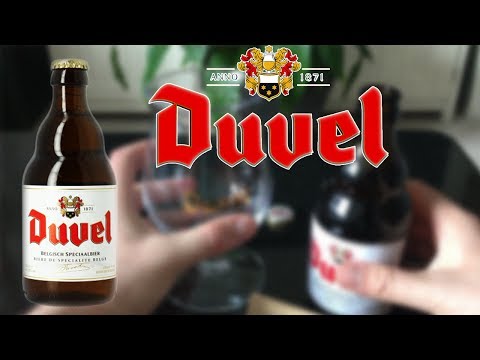 Pour of Duvel Golden Ale from Brouwerij Duvel Moortgat in HD 60fps