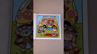 ☮️ 70’s Hippies | Cozy Eras Coloring Book by Jade Summer