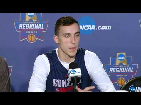Gonzaga Players Sweet 16 Press Conference