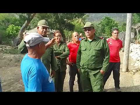 Constatan en San Antonio del Sur afectaciones por intensas lluvias