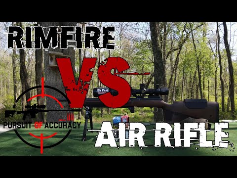 PCP AIR RIFLE (FX Wildcat .25) VS .22LR (CZ 457 MTR)